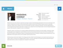 Tablet Screenshot of madusha.com